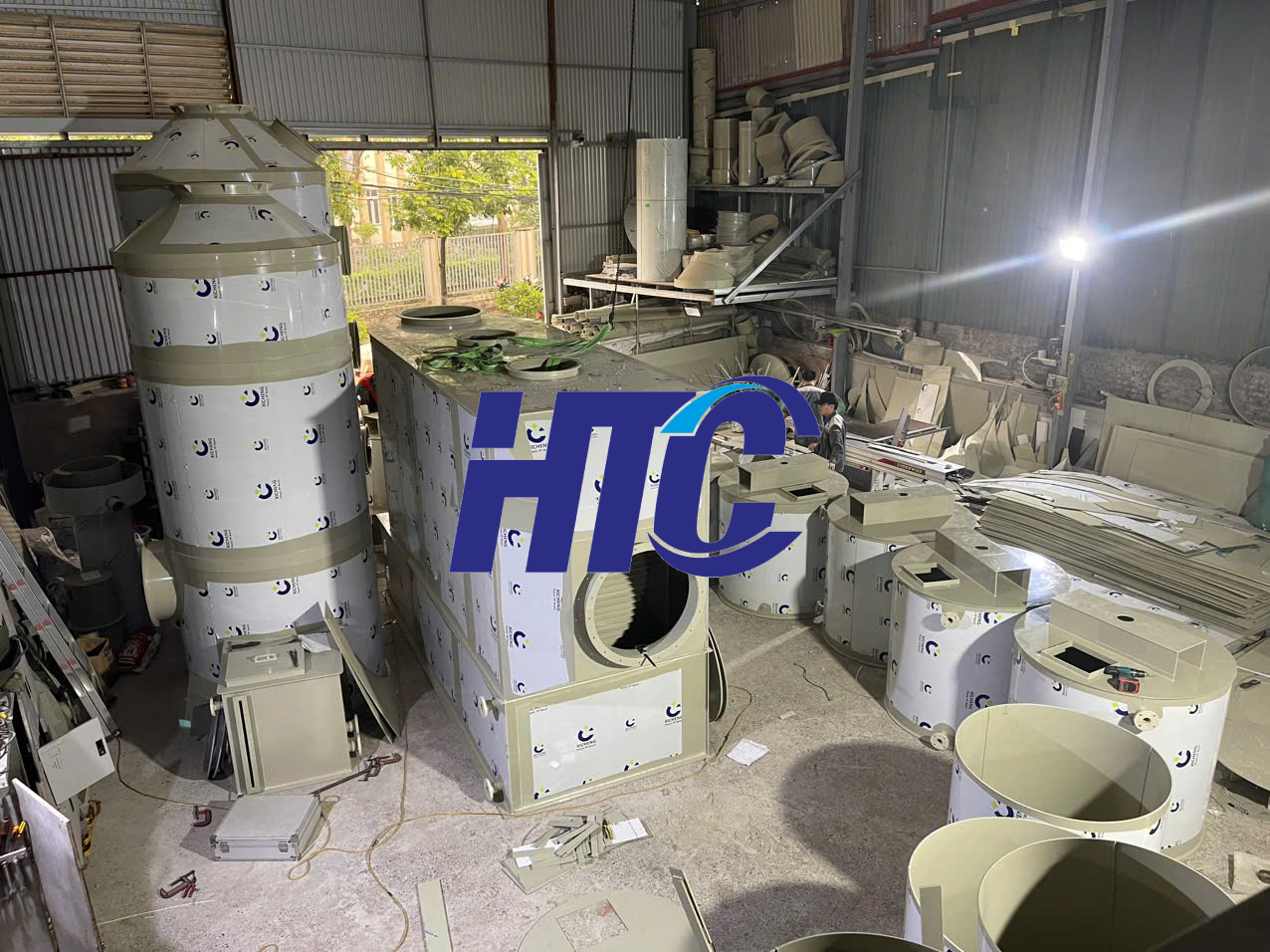 Tháp Khí Nhựa PP – Giải Pháp Xử Lý Khí Thải Hiệu Quả, An Toàn & Bền Vững