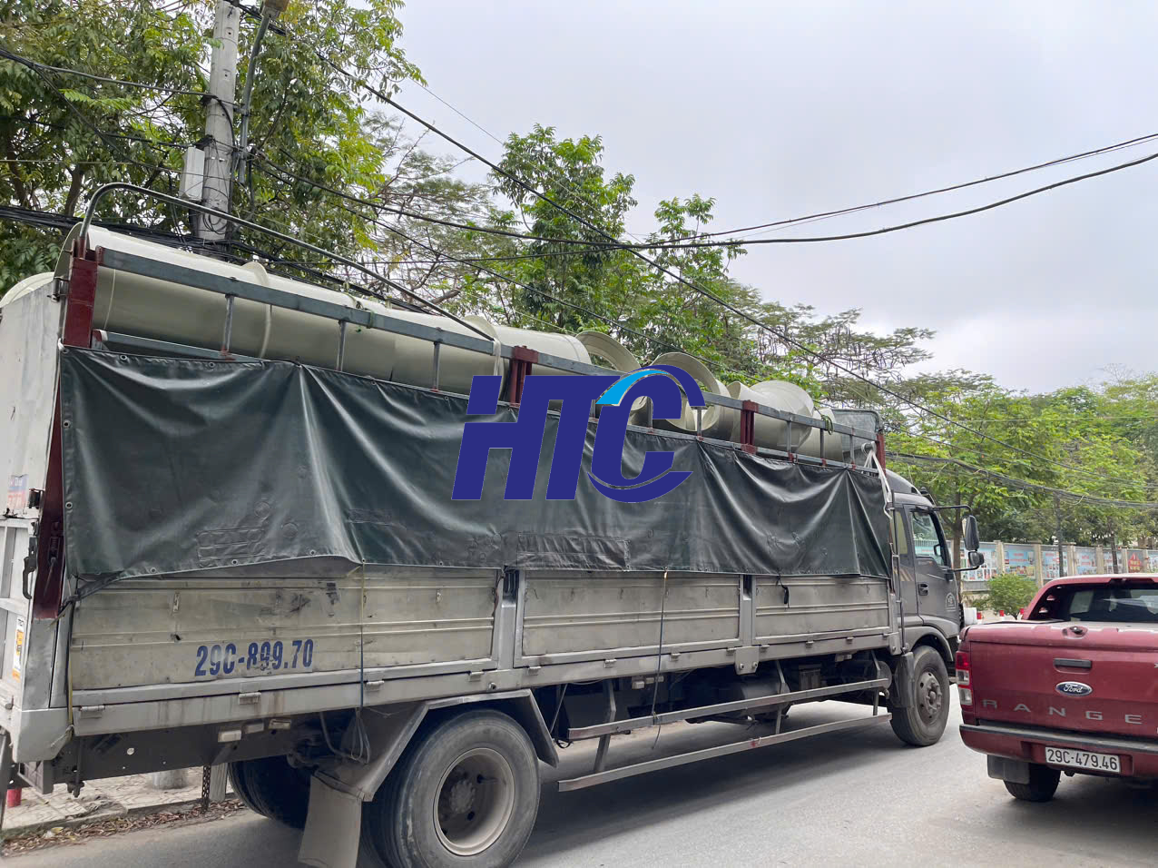 Tháp Khí Nhựa PP – Đơn Hàng Sản Xuất Cho Dự Án Xử Lý Khí Thải Vinfast Tại KCN Đình Vũ, Hải Phòng