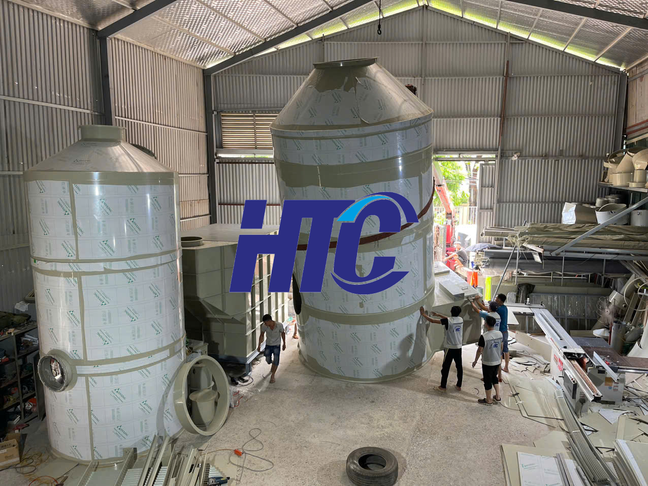 Tháp Khí Nhựa PP – Giải pháp xử lý khí thải hiệu quả, bền bỉ cho doanh nghiệp